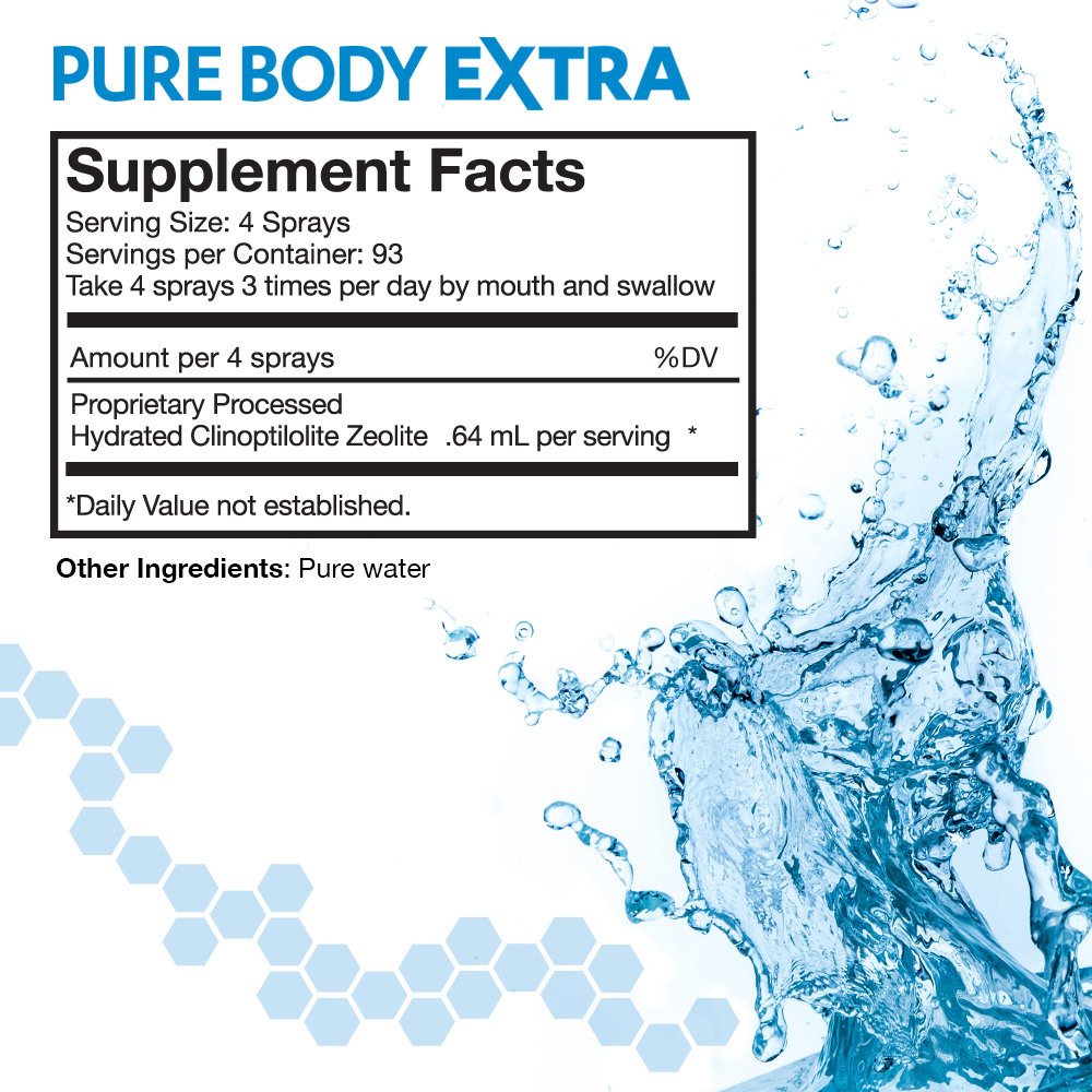 Pure Body Extra Supplement Facts